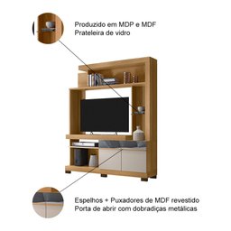 Estante Home Theater Copacabana para TVs até 50 Polegadas Línea Brasil - 2