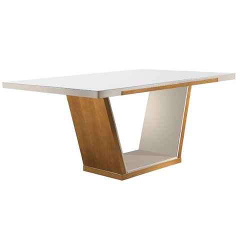 Mesa de Jantar Retangular Moderna - Azaléia -1,80 x 1,0 metros - Requinte Salas