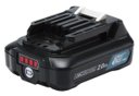 Ver imagem 2 de Combo Furadeira Parafusadeira + Parafusadeira de Impacto À Bateria 12v com Maleta Clx228sax Makita