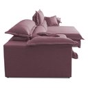 Ver imagem 7 de Sofá Retrátil Reclinável 2,30m Nivus Rose c/ Molas Ensacadas - King House