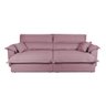 Sofá Retrátil Reclinável 2,30m Nivus Rose c/ Molas Ensacadas - King House - 5