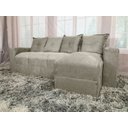 Ver imagem 2 de Sofá de 4 Lugares Bege 607 Chaise Ane