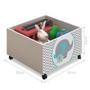 Ver imagem 4 de Cama Infantil Paty Branco com Mel com Baú Adesivado
