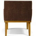 Ver imagem 3 de Kit 2 Poltronas Decorativas Sala De Estar Beatriz W01 Linho Champagne Couríssimo Camel - Lyam