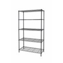 Ver imagem 1 de Estante de Aço Preta 5 Prateleiras Rack Aramado