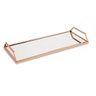 Kit Bandeja Rose Gold em Metal c/ Espelho 11163 Mart - 3
