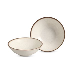Conjunto 6 Bowls Decorados Vanilla 300 Ml Alleanza Cerâmica