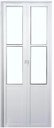 Ver imagem 1 de Porta de Aluminio Camarão Lambril Vidro Mini Boreal com Trinco Linha Premium:2,10 X 1,00/esquerda/br