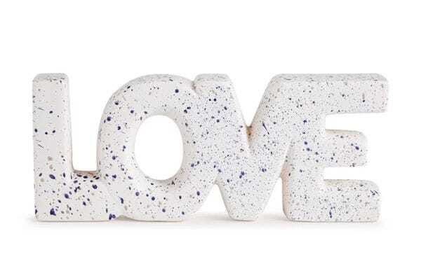 Decor Love Branco em Cerâmica 11282 Mart - 1