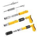 Ver imagem 5 de Pistola Finca Pino Rebite Profissional - Kit Completo 220 Pregos + Acessórios