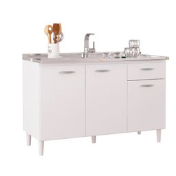 Balcão Poquema para Cuba 3 Portas 1 Gaveta - 2