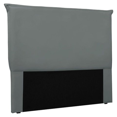 Cabeceira King 1,95m Veneza Veludo Cinza Chumbo