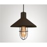 Luminária Pendente Teto Grade Gota Churrasqueira Ilha Marrom - 2