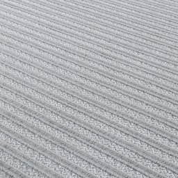 Tapete para Sala Grande 2,50x3,50m Chevron Capadócia Moderno Macio Barra Dobrada Cinza 316 - Coleção - 5