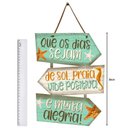 Ver imagem 4 de Placa Indicativa para Decoração Frases Praia