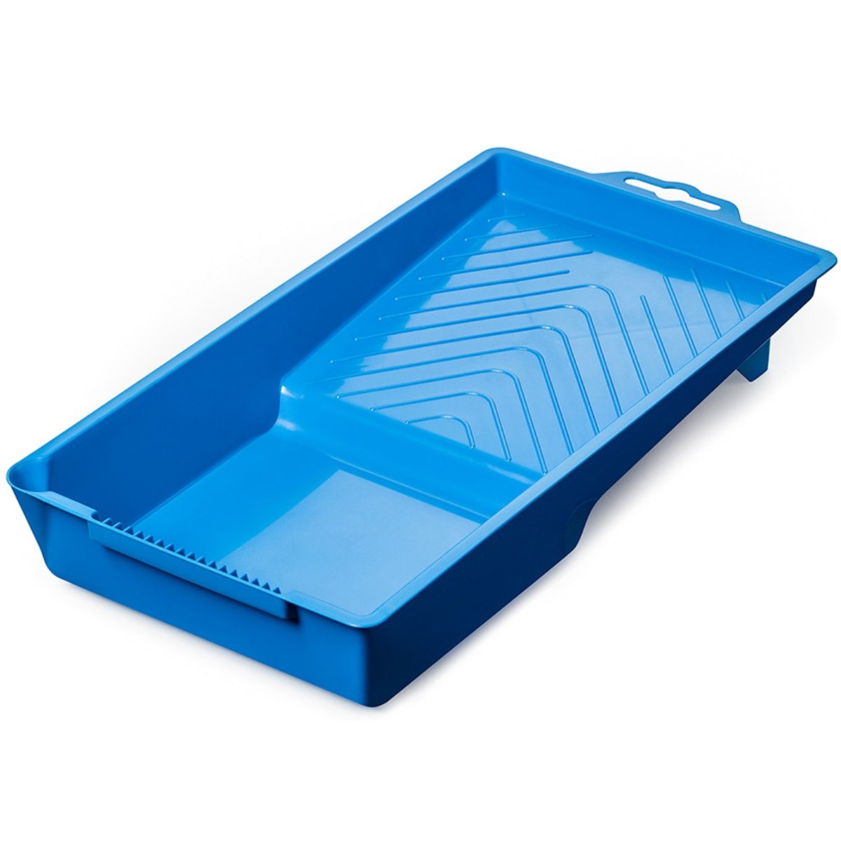 Bandeja para Pintura Pequena 250ml 15x29cm Plástica Azul Pad Minirolo Pincel | Atlas