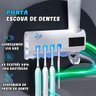Porta Escova Dentes Esterilizador Ultravioleta Dispenser - 4