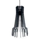 Ver imagem 1 de Luminária Teto tipo Pendente BANGKOK MDF - Completa - Cor: Preta