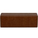 Ver imagem 2 de Kit Cabeceira Cama Box Queen 160cm com Calçadeira Roma W01 Couríssimo Marrom - Lyam Lyam Decor