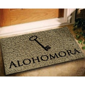 Tapete Capacho Vinil Geek Harry Potter - 60x40 (Alohomora)