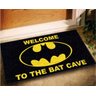 Tapete Capacho Vinil Geek Batman - 60x40 (Welcome Bat Cave) - 1