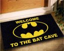 Ver imagem 1 de Tapete Capacho Vinil Geek Batman - 60x40 (Welcome Bat Cave)