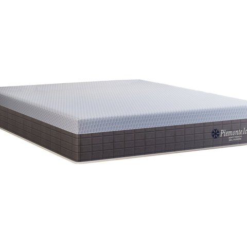 Colchão Casal Molas Pocket Ensacadas Piemonte Ice 32cm x 138cm Line Premier Orthoflex Cinza/Branco