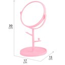 Ver imagem 3 de Espelho de Mesa Grande Redondo Gatinho com Supo - Joias Plasticos Vidro Penteadeira Make Gato Gateir