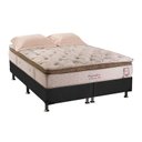 Ver imagem 1 de Cama Box Queen: Colchão Molas Ensacadas Herval MasterPocket Imperatore Eco Bamboo + Base CRC Suede C