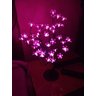 Luminária Árvore Flor De Cerejeira 48 Leds Abajur 110v Rosa - 2