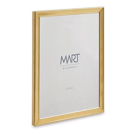Porta Retrato Dourado em Metal 20x25 cm 11264 Mart
