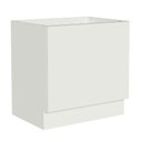 Ver imagem 3 de Balcão para Forno de Embutir 80 X 60 Cm sem Tampo Branco Agata, Glamy, Stella Madesa