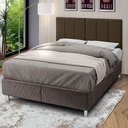 Ver imagem 1 de Cabeceira Casal Laura 1,40 Almofadada Sued Marron