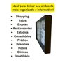 Quadro Avisos 86X45 Porta Vidro Condomínio Portaria Shopping - 2