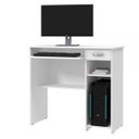 Ver imagem 1 de Mesa de Computador Viena - Branco Brilho