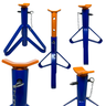 4 Cavaletes Aço Carro 2 Toneladas Tripé Apoio Veículo Preguiça Suporte Resistente - 7
