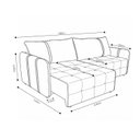Ver imagem 3 de Sofá Cama Sevilha 1,80m Retrátil Reclinável Confortável