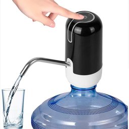 Bomba Elétrica Universal para Garrafão de Água Preta - 2