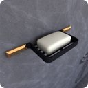 Ver imagem 7 de Kit Acessórios Para Banheiro Preto e Gold Empire 5 peças