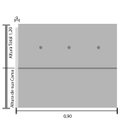Ver imagem 2 de Cabeceira Cama Solteiro Capitonê Sophia Provençal Corano Bege 120 Rbl