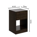 Ver imagem 3 de Mesa de Cabeceira com Gaveta e Nicho Aberto Exportação