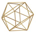 Ver imagem 1 de Forma Geométrica Dourada em Metal 9449 Mart
