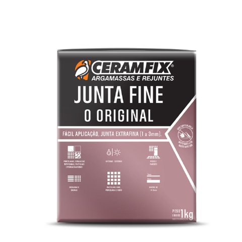Rejunte Fine Marrom Sucupira 1kg* - Ceramfix