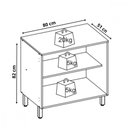 Ver imagem 4 de Balcão Cozinha 2 Portas 80cm Paris Indekes