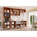 Ver imagem 2 de Kit Modulado Mgm 5 Peças Celeste C5p174 Cinamomo/off