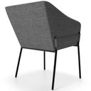 Ver imagem 7 de Kit 2 Cadeiras para Sala de Jantar Estar Living Olívia L02 Linho Cinza Escuro - Lyam Decor