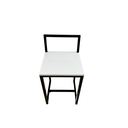 Ver imagem 4 de Mesa Prime Off White Quadrada 4 Cadeiras Preto/off White