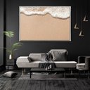 Ver imagem 2 de Quadro Decorativo Beira Mar Tela Horizontal Com Moldura e Sem Vidro 80X120