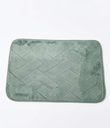 Ver imagem 3 de Kit Tapete + Passadeira Antiderrapante Conforto - Verde