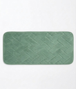 Ver imagem 2 de Kit Tapete + Passadeira Antiderrapante Conforto - Verde